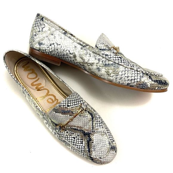 Sam Edelman Shoes - SAM EDELMAN Snakeskin Loafers